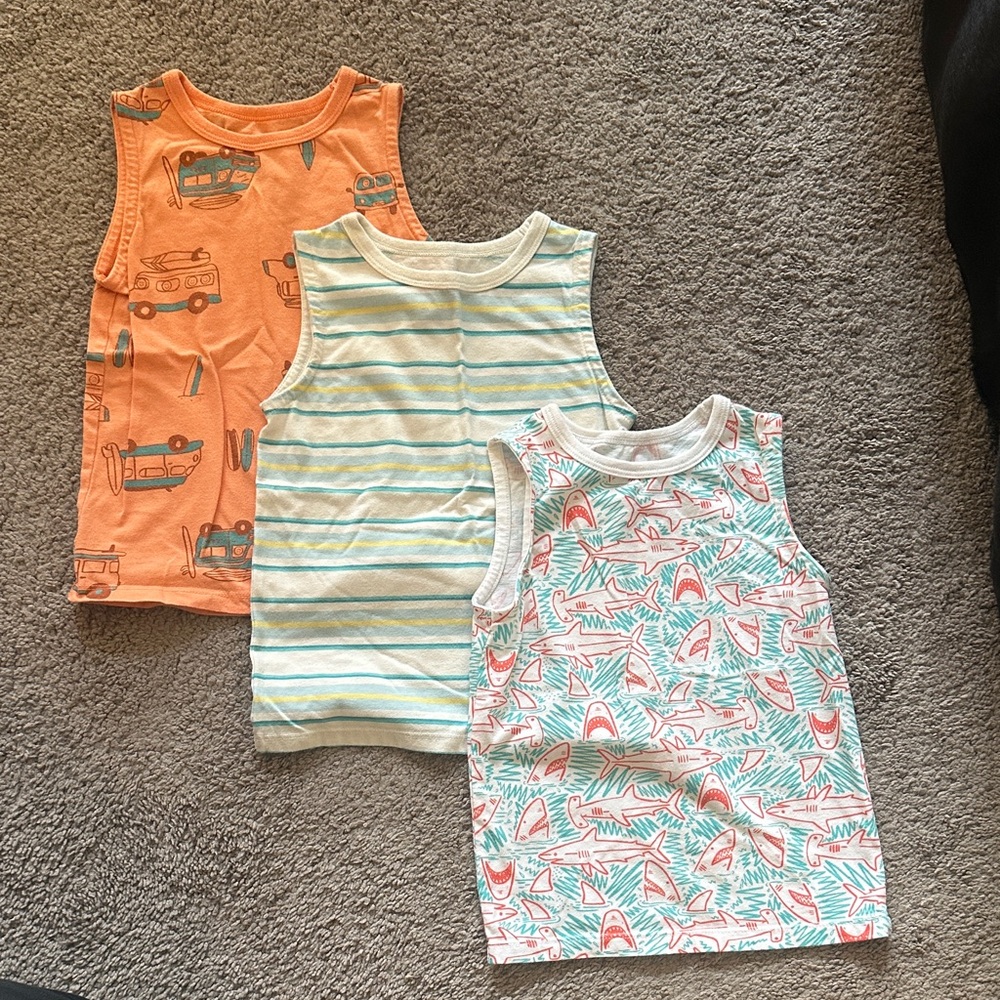 Cat & Jack, Kids Sleeveless Tops Set - Size 4T, like new